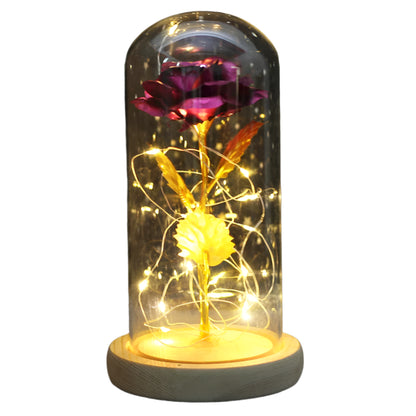Beauty and the Beast Enchanted Rose Dome Light