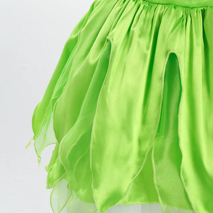 Kids Costume of Green Fairy Princess like Tinkerbell
