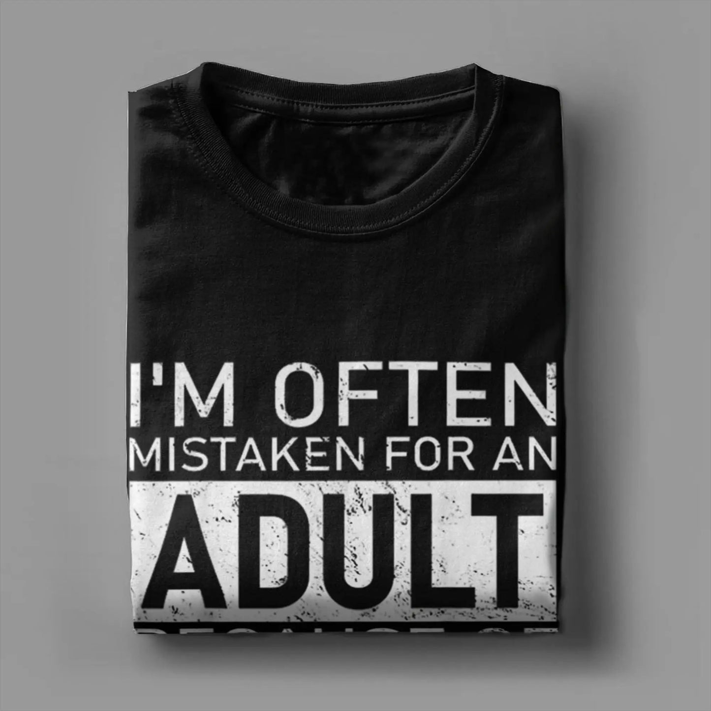 Mistaken for an Adult Mens Graphic Tee