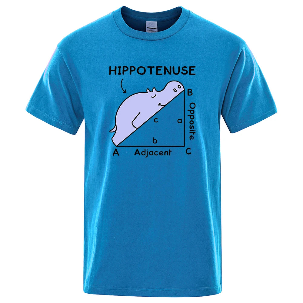 Hippotenuse Funny Men's Graphic Tee