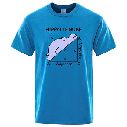 Hippotenuse Funny Men's Graphic Tee