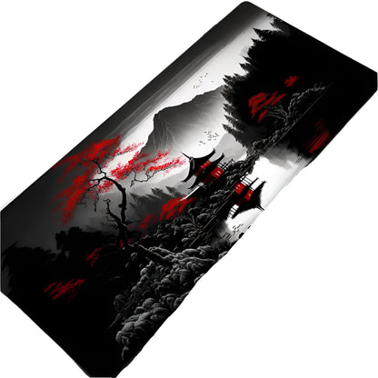 Computer Desk Mat of Japanese Sakura Cherry Blossom