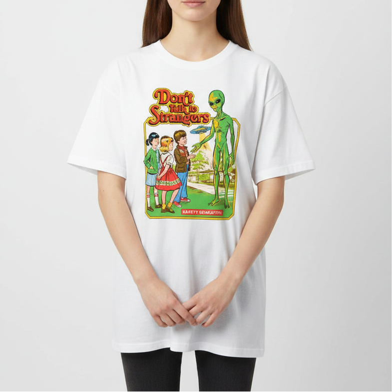 Don't Talk to Strangers Women's Graphic Tee