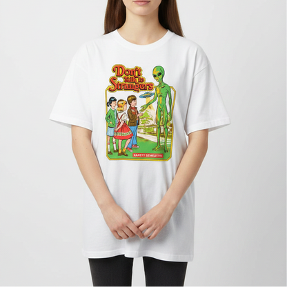 Don't Talk to Strangers Women's Graphic Tee