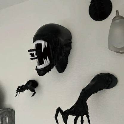 Wall Art Sculpture Inspired by Xenomorph Alien