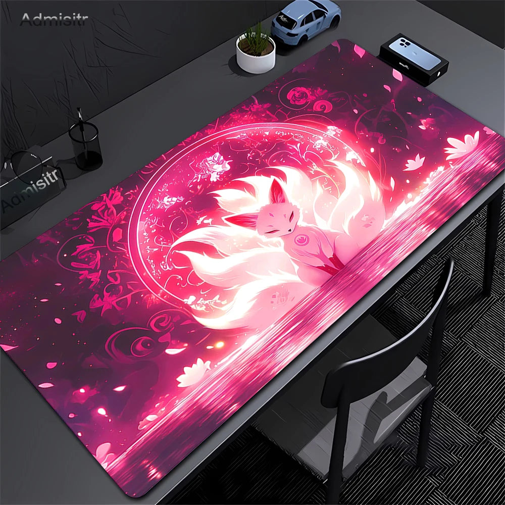 Mythical Fox Landscape Desk and Keyboard Mat