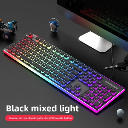 Ultra-Thin Silent Wired Mechanical Keyboard