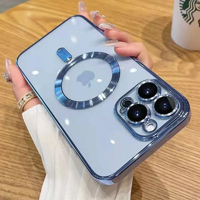 Metallic Plating Magsafe Phone Case ( for iPhone)