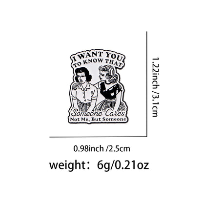 Someone Cares (Not me) Funny Enamel Pin