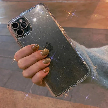 Glitter Clear Phone Case (for iPhone)