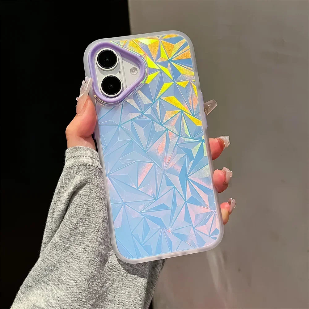 Colourful Laser Diamond iPhone Case