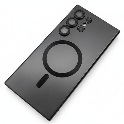 Metallic Magnetic Charging Compatible Phone Case (for Samsung)
