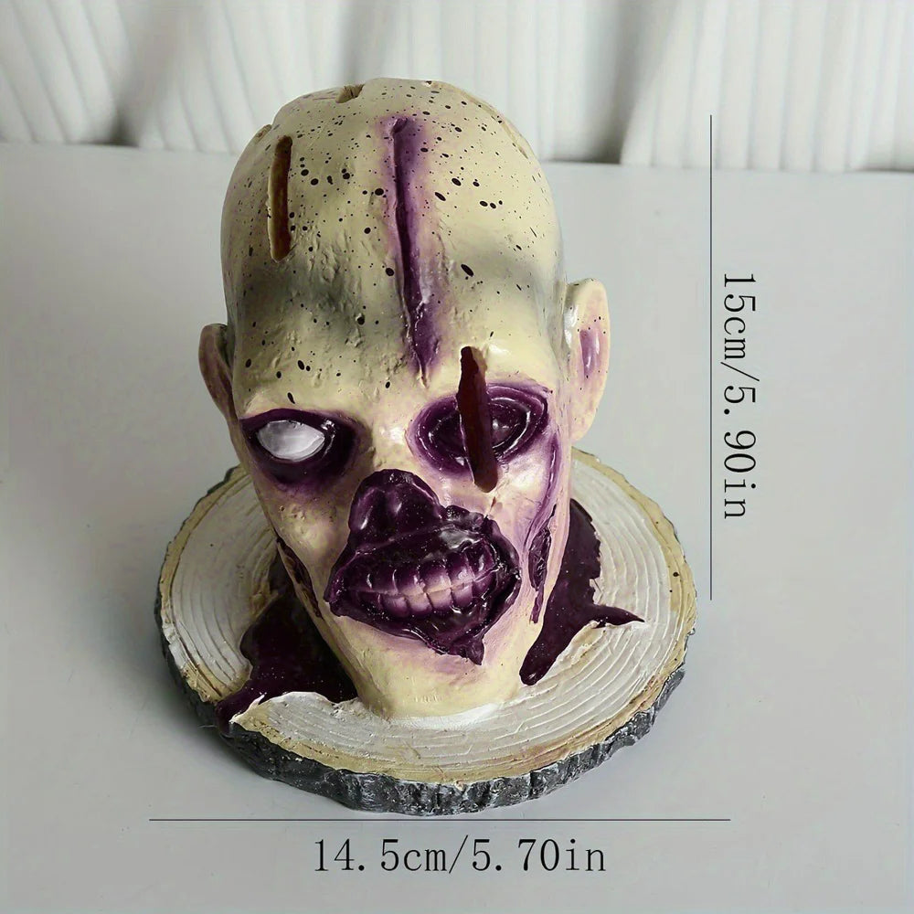Skull Knife Block – Gothic Skeleton Kitchen Knife Holder