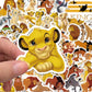 10/30/50PCS Disney The Lion King Cartoon Decal Stickers