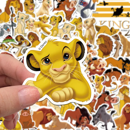 10/30/50PCS Cartoon Decal Stickers of The Lion King