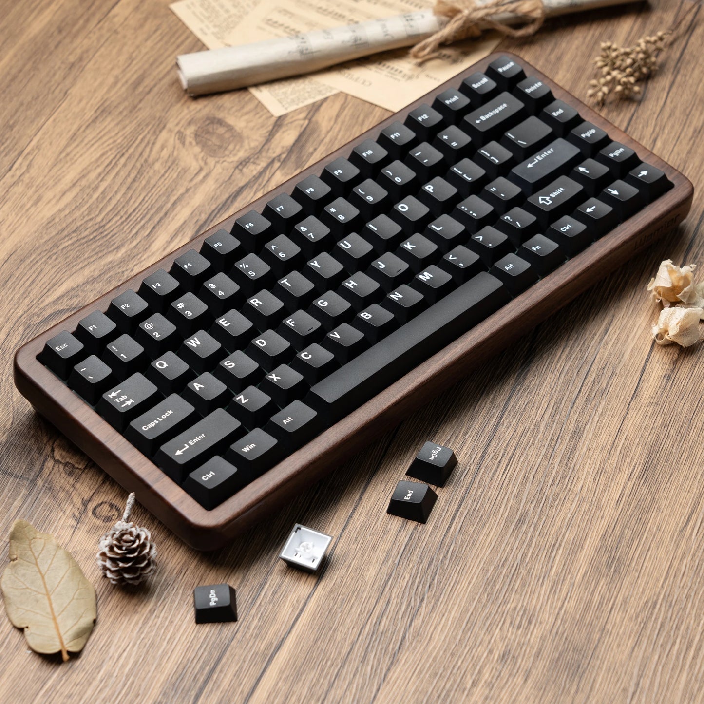 Womier WD75 Wooden Gaming Mechanical Keyboard
