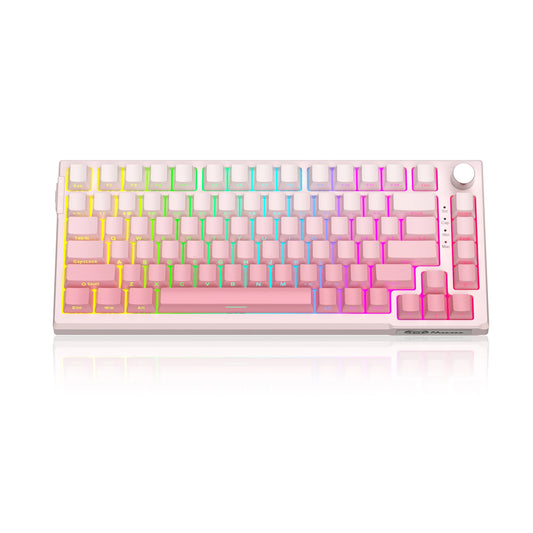 MageGee SKY81 75% Mechanical Gaming Keyboard - Pink
