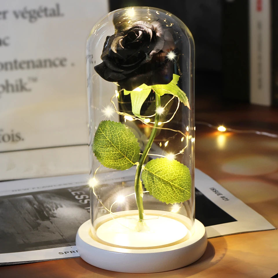 Enchanted Rose LED Dome Light