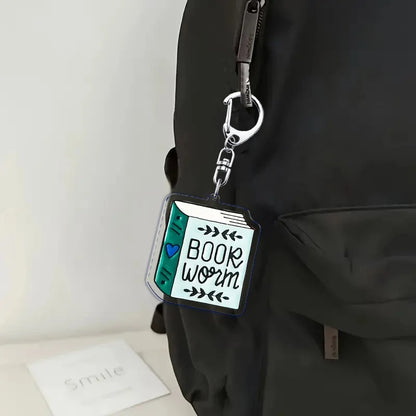 Book Lover Acrylic Keychains