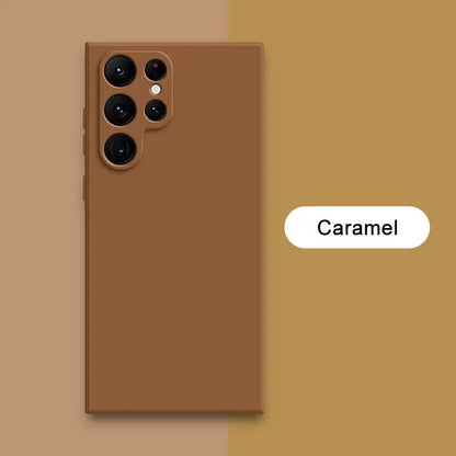 Solid Colour Liquid Silicone Phone Case (for Galaxy)
