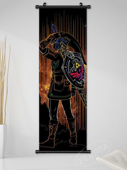 The Legend Of Zelda Dark Poster Scroll Wall Art