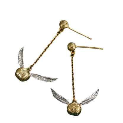 Women's Earrings of The Golden Snitch