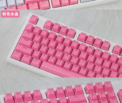 Jelly Crystal Keycaps 136 Keys for Mechanical Keyboard