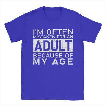 Mistaken for an Adult Mens Graphic Tee