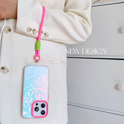 Colourful Laser Diamond iPhone Case