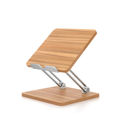 Sleek Wooden Adjustable Tablet Stand