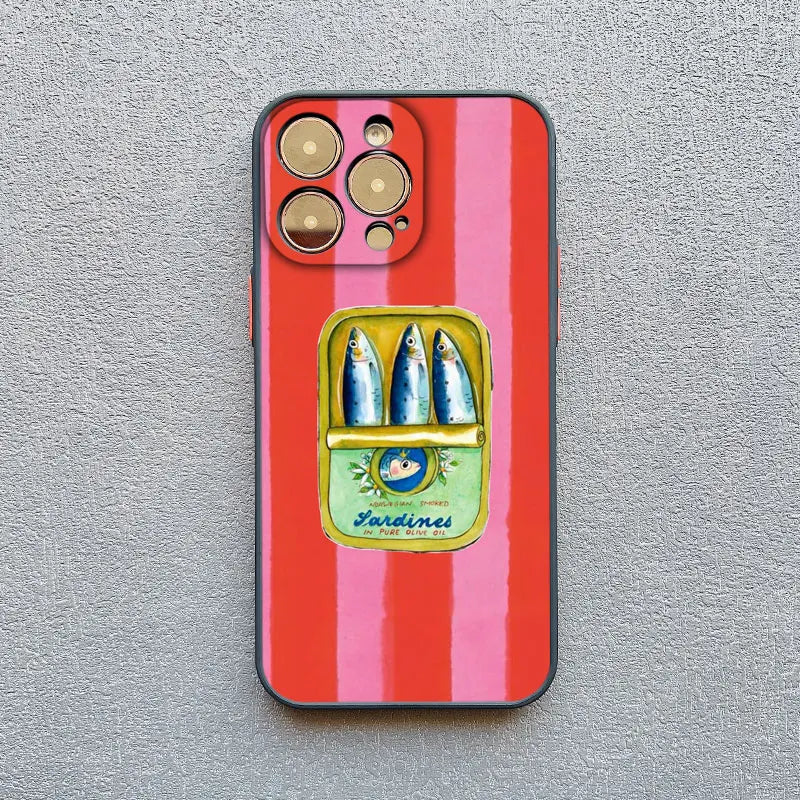 Sardines Funny Colourful Phone Case (for iPhone)