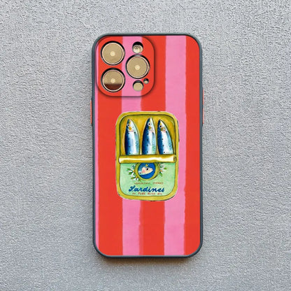 Sardines Funny Colourful Phone Case (for iPhone)