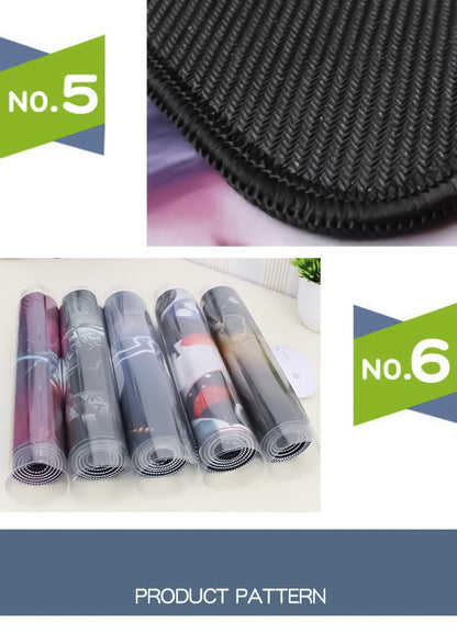 Colourful Marble Keyboard and Mouse Mats