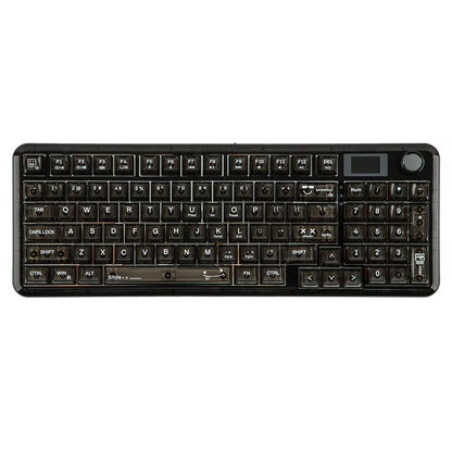 AULA F-NB98 Transparent Mechanical Keyboard – 96% Wireless with Knob & Screen