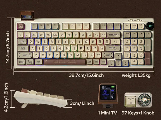 EPOMAKER RT100 97 key Bluetooth Mechanical Keyboard