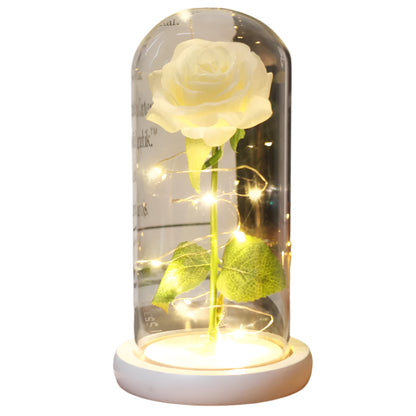 Beauty and the Beast Enchanted Rose Dome Light