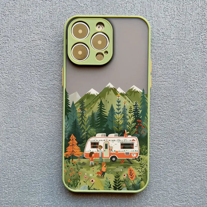 Van Life Forest Landscape Phone Case (for iPhone)