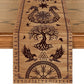 Vintage Viking Linen Table Runner