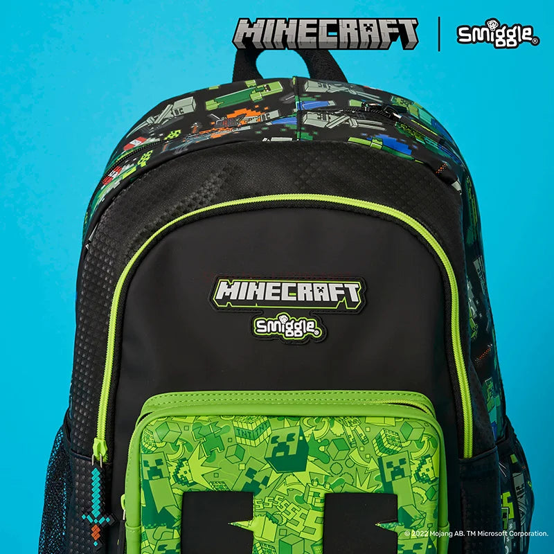 Smiggle Minecraft Kids School Backpack