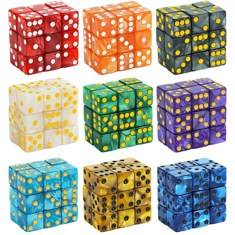 10 Piece 6-Sided Game Dice Set