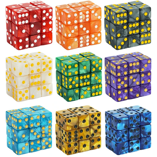 10 Piece 6-Sided Game Dice Set