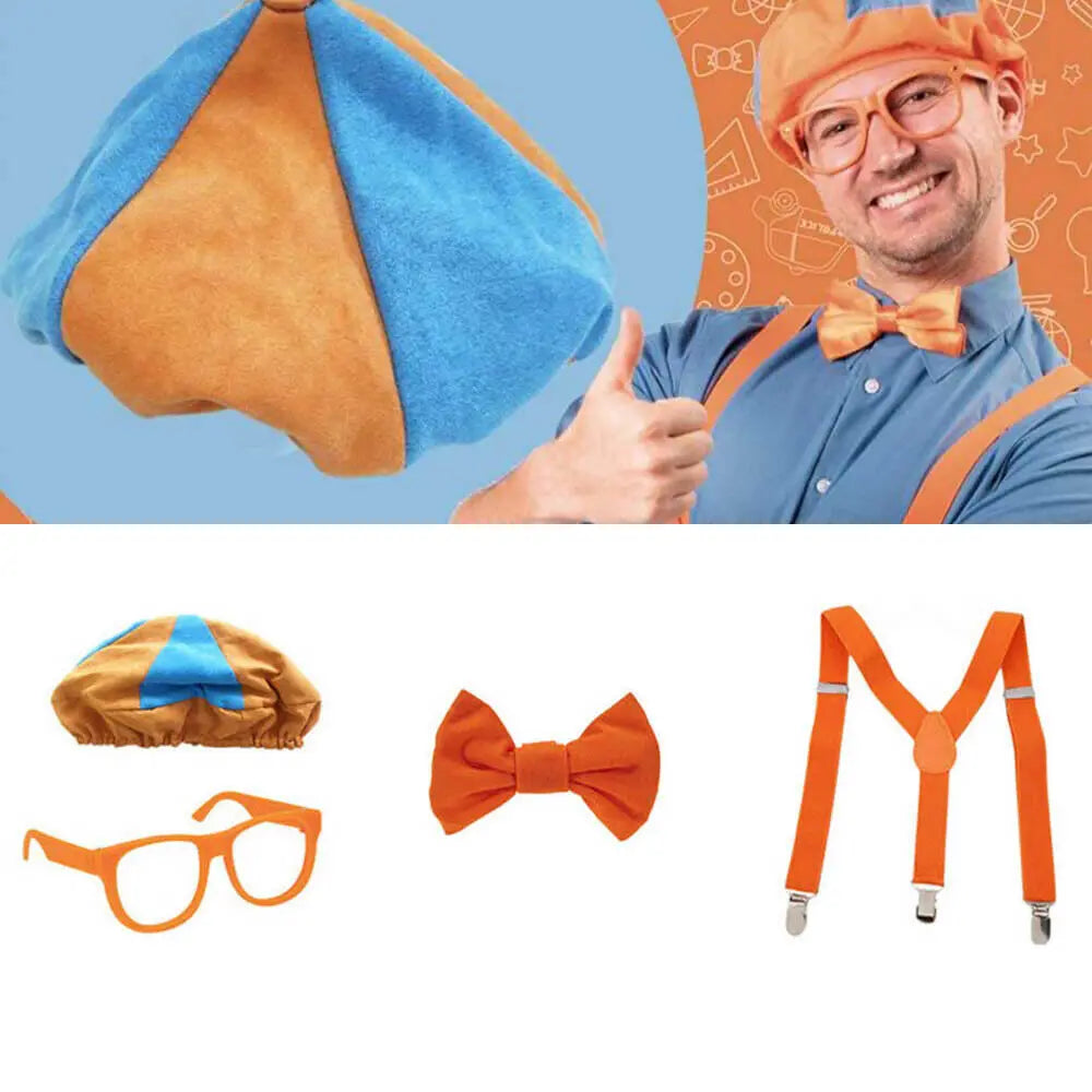 Blippi Inspired Kids Costume Set