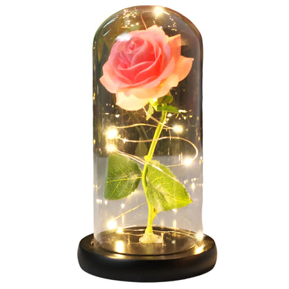 Beauty and the Beast Enchanted Rose Dome Light