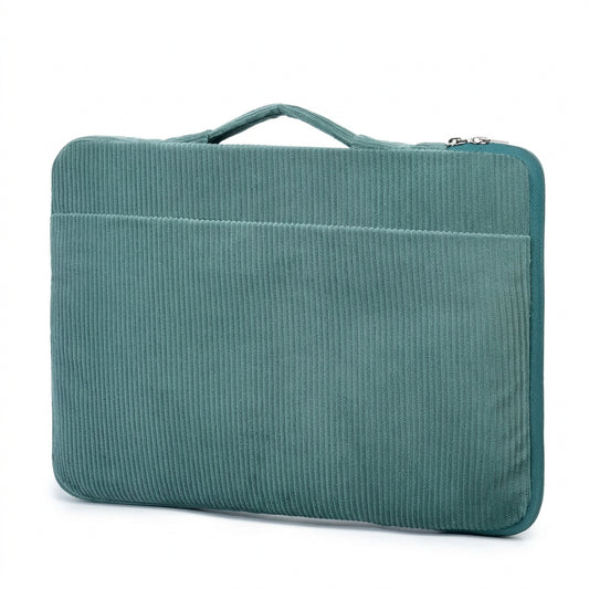 Kinmac Corduroy Laptop Bag – 12–16 Inch in Green