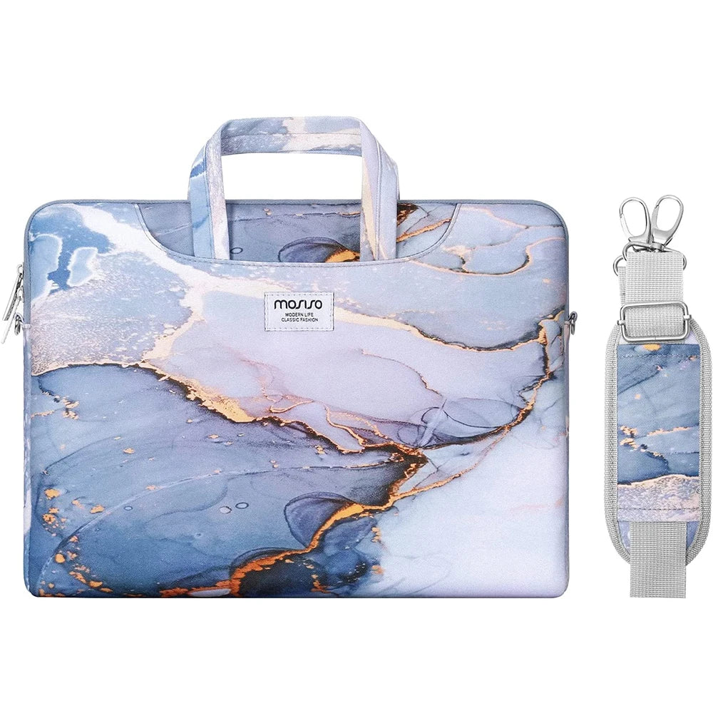 MOSISO Printed Laptop Shoulder Bag – 13–17.3 Inch