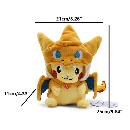 Plush Toy 20-30CM of Dress-Up Pikachu
