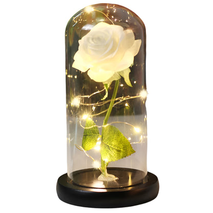 Beauty and the Beast Enchanted Rose Dome Light