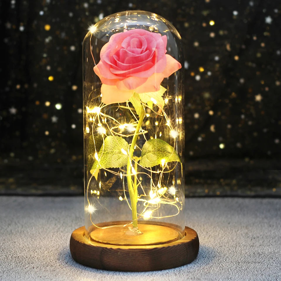 Enchanted Rose LED Dome Light