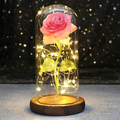 Enchanted Rose LED Dome Light