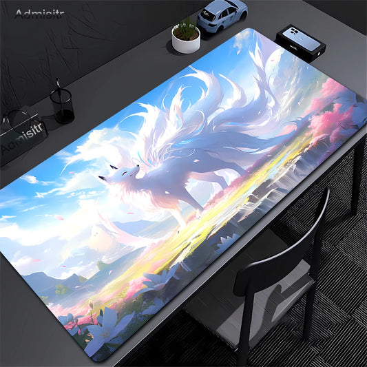 Mythical Fox Landscape Desk and Keyboard Mat